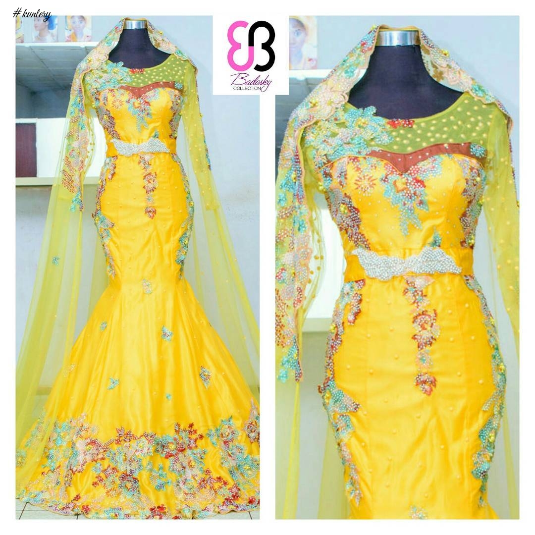 BEAUTIFUL AND FASHIONABLE ANKARA RECEPTION AND BRIDAL GOWNS