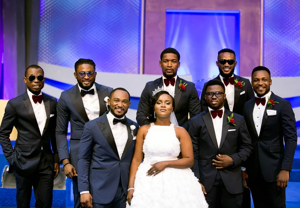 Official White Wedding Photos! Actor Blossom Chukwujekwu & Fashion Designer Maureen Ezissi | Uti, RMD, Linda Ejiofor, Adesuwa Etomi, Ufuoma McDermott, Yomi Casual, Yaw, More, Attend