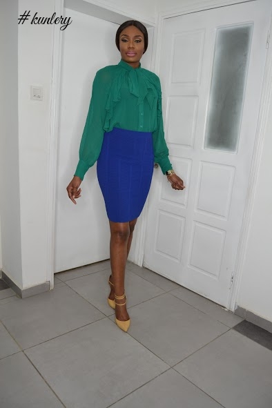 Ono’s Diary: Pussy Bow Blouse + Stretch Pencil Skirt