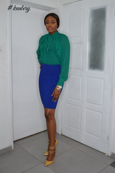 Ono’s Diary: Pussy Bow Blouse + Stretch Pencil Skirt