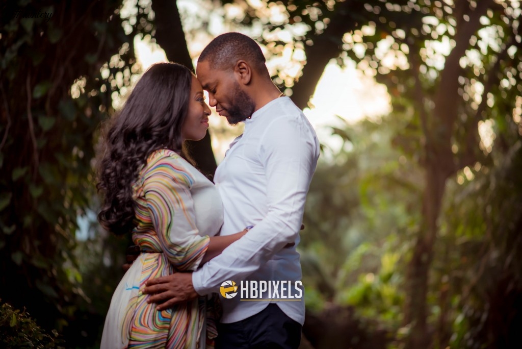 Tosin & Novo’s Fun Pre-Wedding Shoot with their Dog | Photos by Happy Benson Pixels