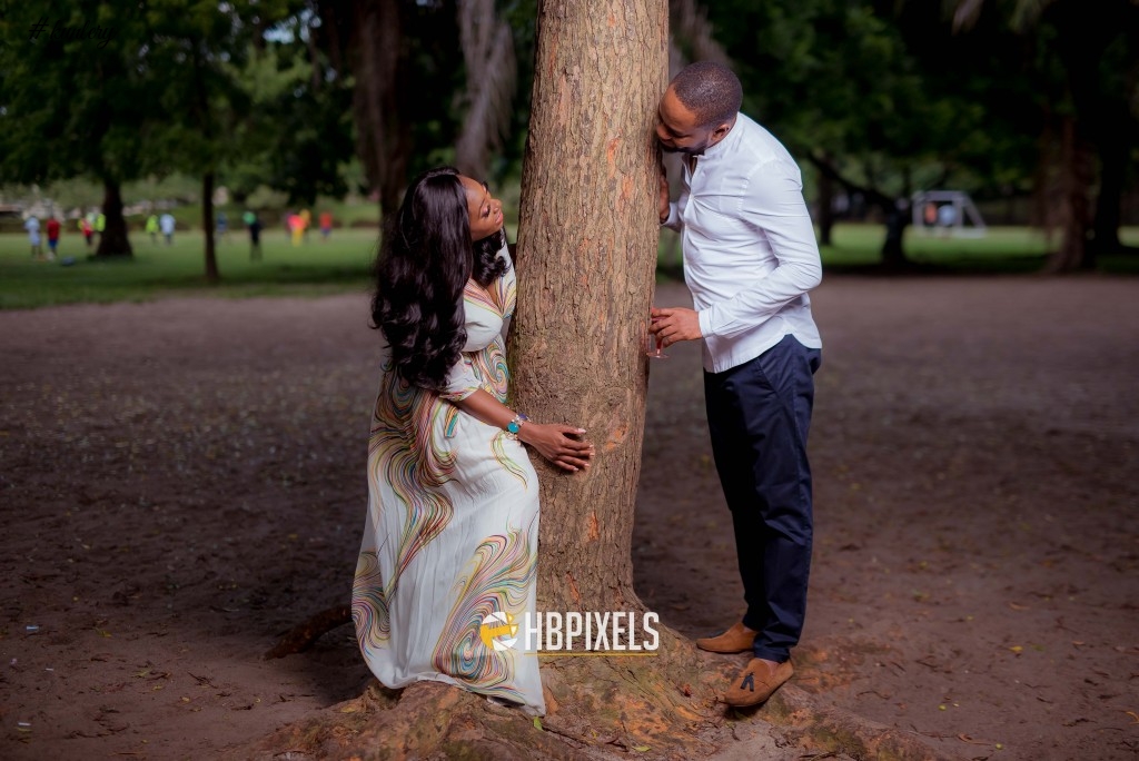 Tosin & Novo’s Fun Pre-Wedding Shoot with their Dog | Photos by Happy Benson Pixels