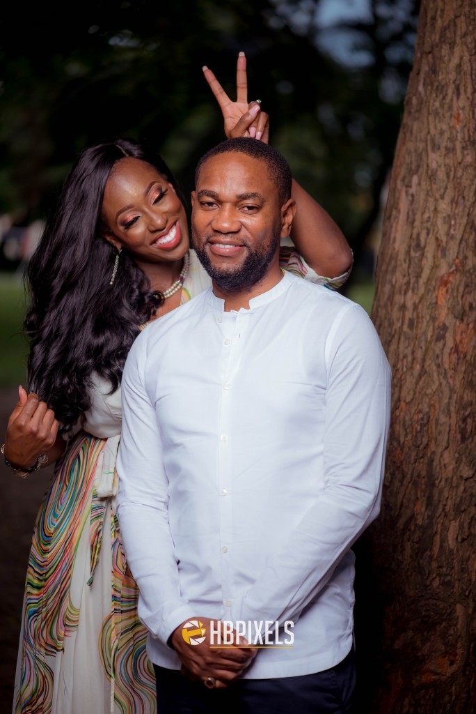 Tosin & Novo’s Fun Pre-Wedding Shoot with their Dog | Photos by Happy Benson Pixels