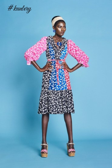 Mandarin Collars & Raffia Fringe in Duro Olowu’s Spring 2017 Ready-to-Wear Collection