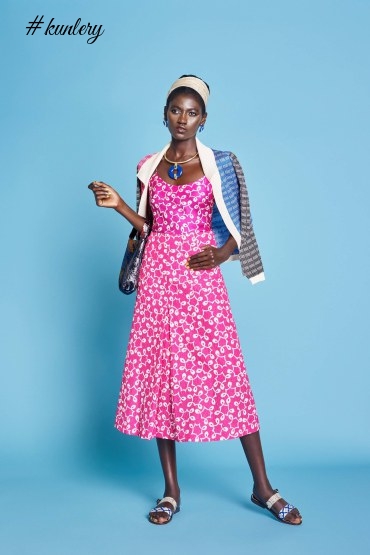 Mandarin Collars & Raffia Fringe in Duro Olowu’s Spring 2017 Ready-to-Wear Collection