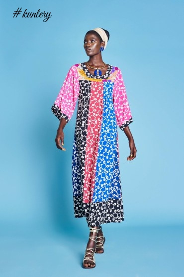 Mandarin Collars & Raffia Fringe in Duro Olowu’s Spring 2017 Ready-to-Wear Collection