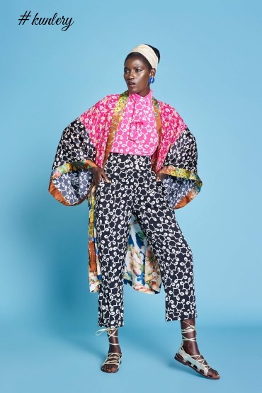 Mandarin Collars & Raffia Fringe in Duro Olowu’s Spring 2017 Ready-to-Wear Collection