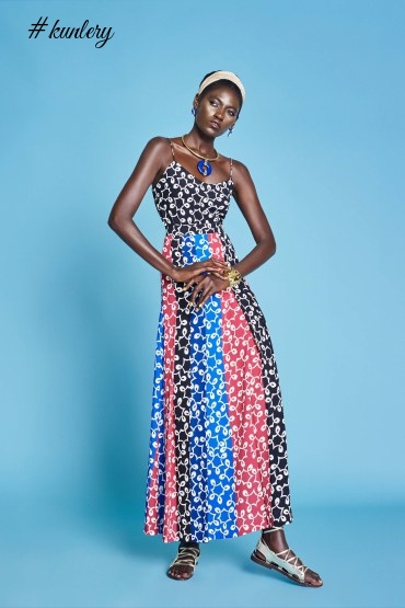 Mandarin Collars & Raffia Fringe in Duro Olowu’s Spring 2017 Ready-to-Wear Collection