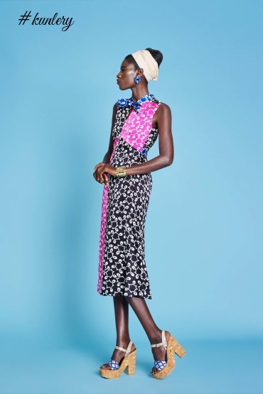 Mandarin Collars & Raffia Fringe in Duro Olowu’s Spring 2017 Ready-to-Wear Collection