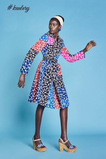 Mandarin Collars & Raffia Fringe in Duro Olowu’s Spring 2017 Ready-to-Wear Collection