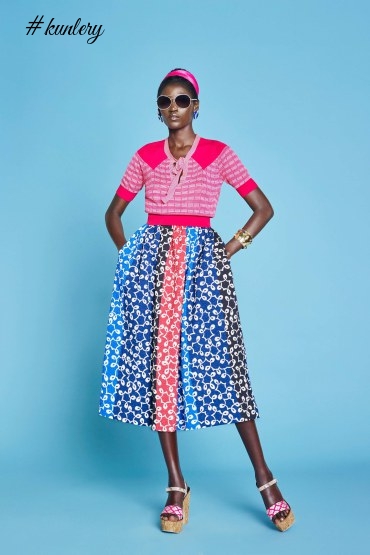 Mandarin Collars & Raffia Fringe in Duro Olowu’s Spring 2017 Ready-to-Wear Collection