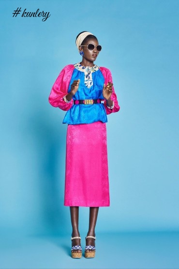 Mandarin Collars & Raffia Fringe in Duro Olowu’s Spring 2017 Ready-to-Wear Collection