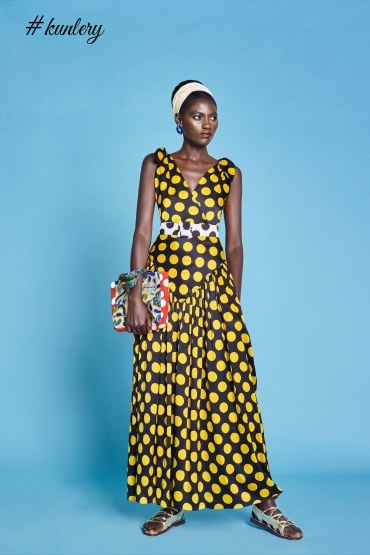 Mandarin Collars & Raffia Fringe in Duro Olowu’s Spring 2017 Ready-to-Wear Collection