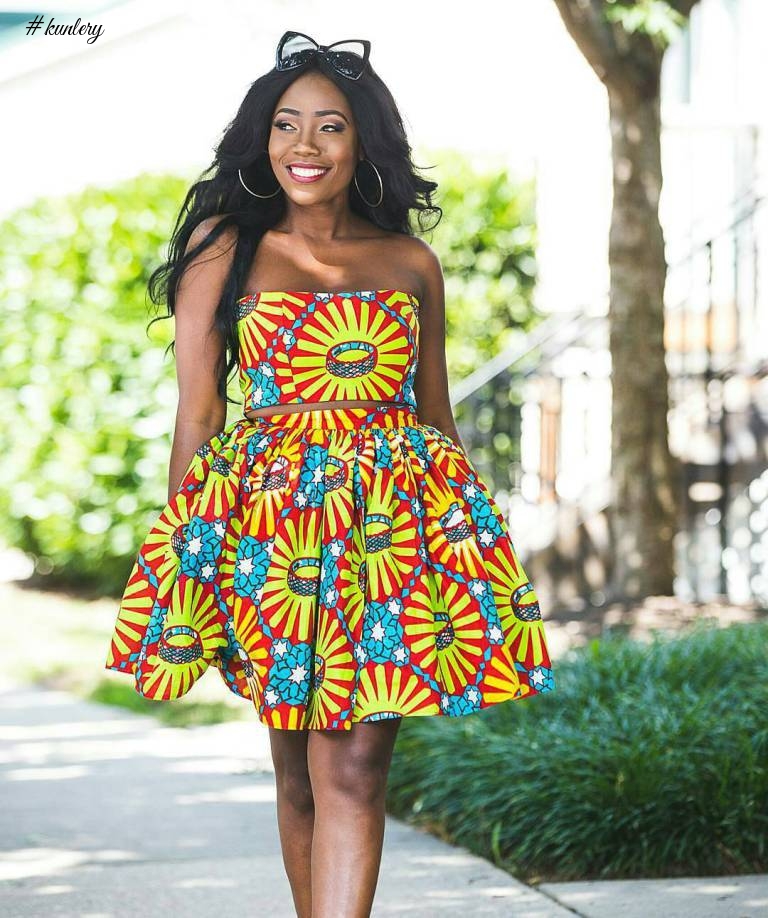 LOOK GLAMOROUS IN THESE ANKARA STYLES