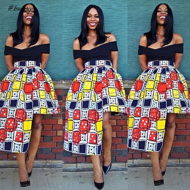 LOOK GLAMOROUS IN THESE ANKARA STYLES
