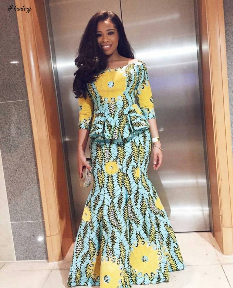 LOOK GLAMOROUS IN THESE ANKARA STYLES
