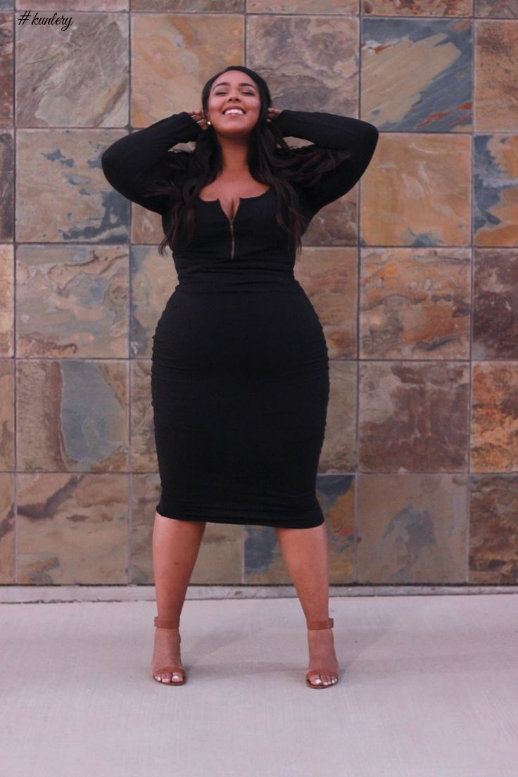 STYLISH BLACK DRESSES FOR THE PLUS SIZE LADIES