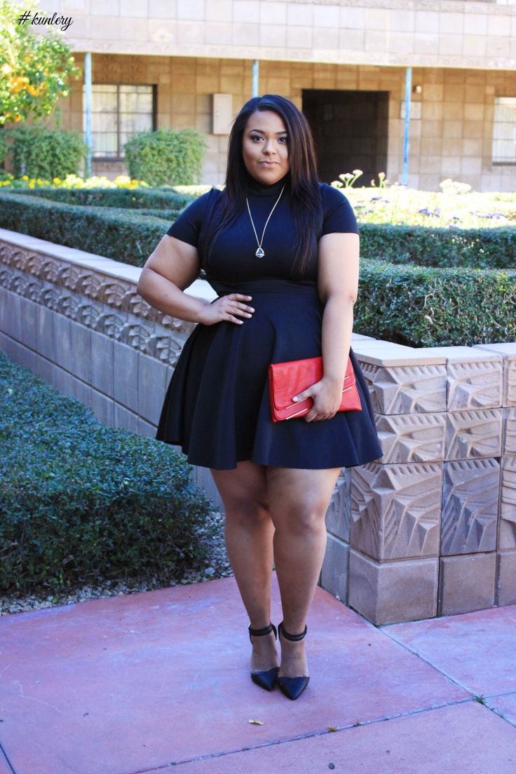 STYLISH BLACK DRESSES FOR THE PLUS SIZE LADIES