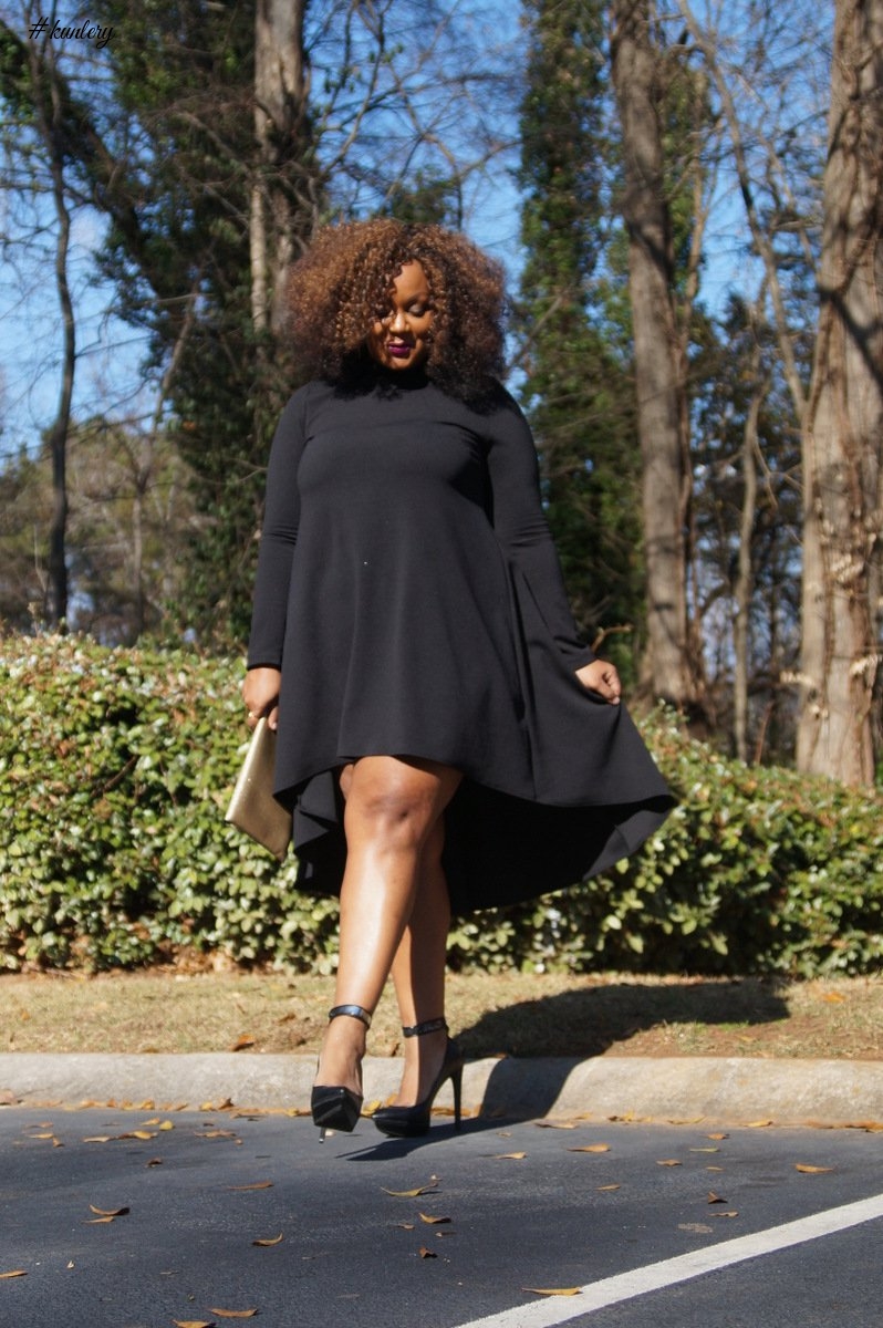 STYLISH BLACK DRESSES FOR THE PLUS SIZE LADIES