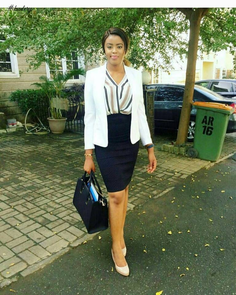 DAZZLE IN WHITE TO WORK THIS WEEK