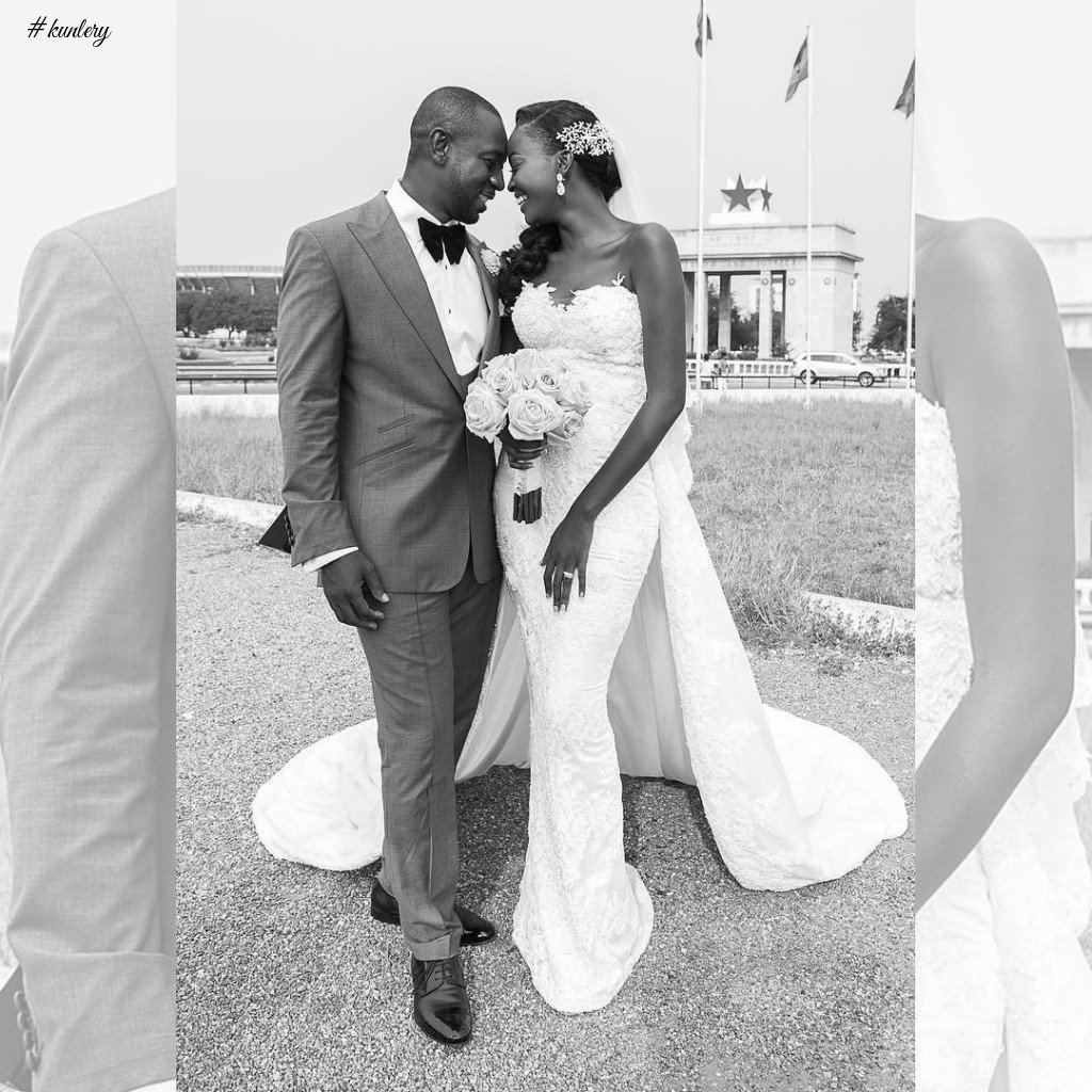 SEE ALL THE GLAM FROM THE SIMPLE GHANAIAN WEDDING OF CARA AND PAUL