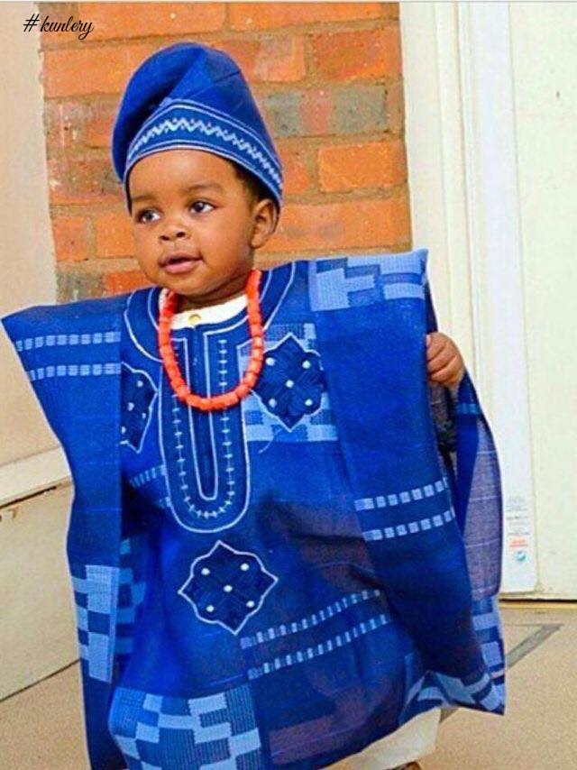 The Cutest Men Ever! When Boys Are Draped In African Fashion Attire; Agbada, Kaftan,