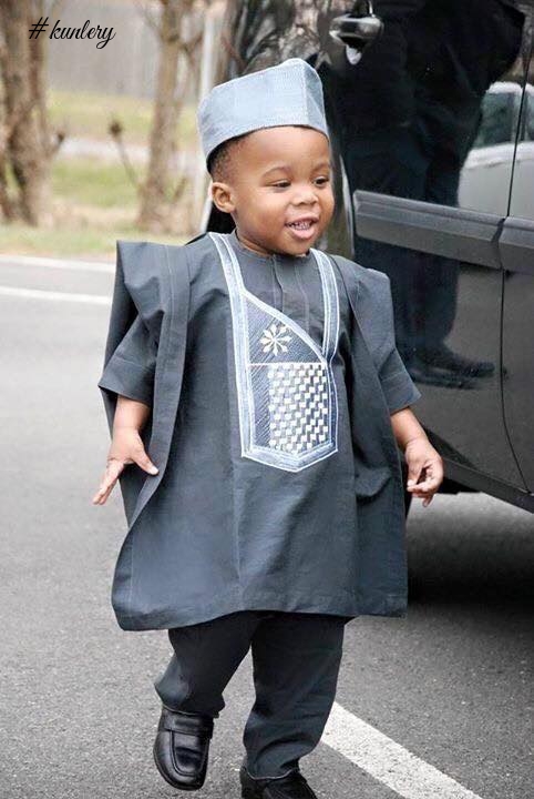 The Cutest Men Ever! When Boys Are Draped In African Fashion Attire; Agbada, Kaftan,