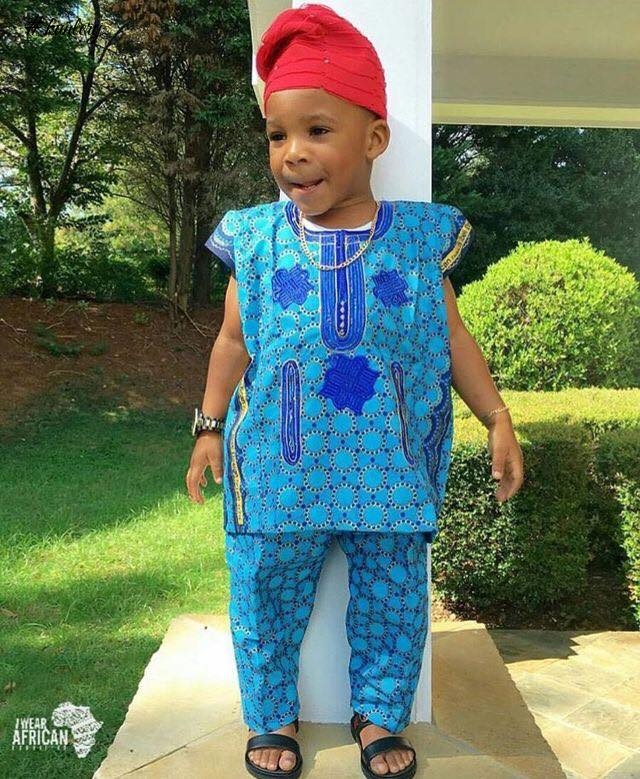 The Cutest Men Ever! When Boys Are Draped In African Fashion Attire; Agbada, Kaftan,