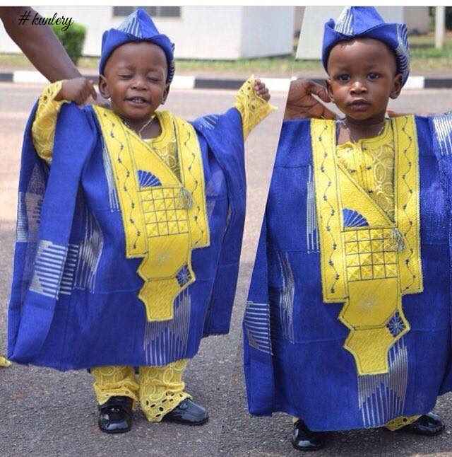 The Cutest Men Ever! When Boys Are Draped In African Fashion Attire; Agbada, Kaftan,