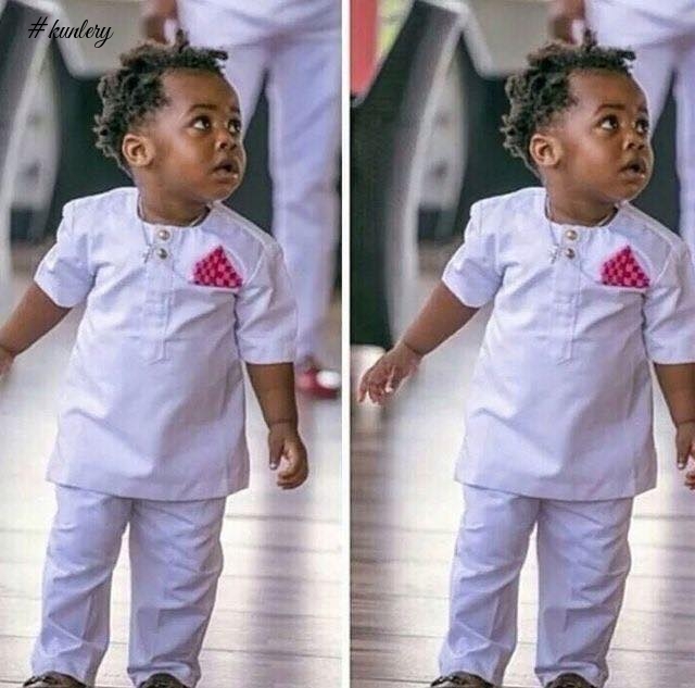 The Cutest Men Ever! When Boys Are Draped In African Fashion Attire; Agbada, Kaftan,