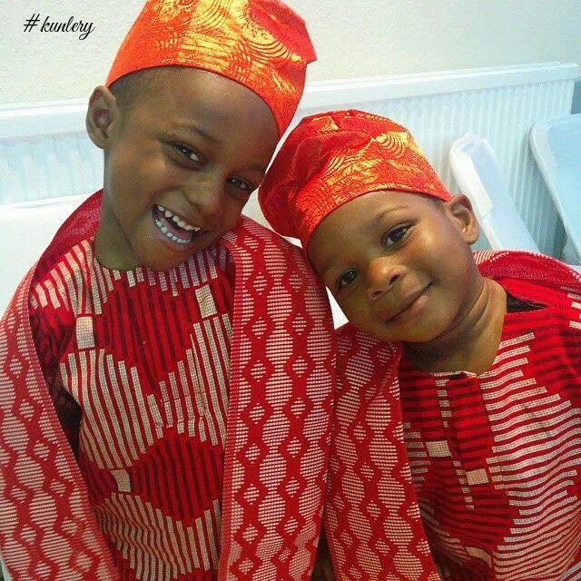 The Cutest Men Ever! When Boys Are Draped In African Fashion Attire; Agbada, Kaftan,