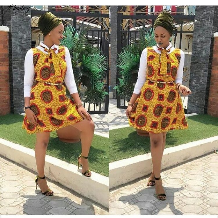 THESE ANKARA STYLES ARE FLAMING HOT