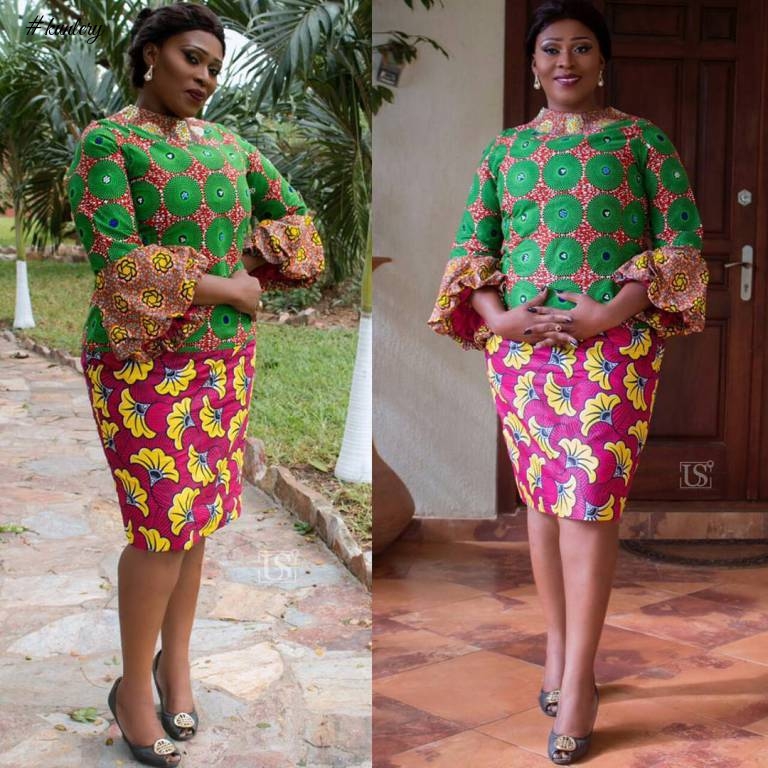 CHECK OUT THE LATEST AND HOTTEST RHINESTONE EMBELLISHED ANKARA