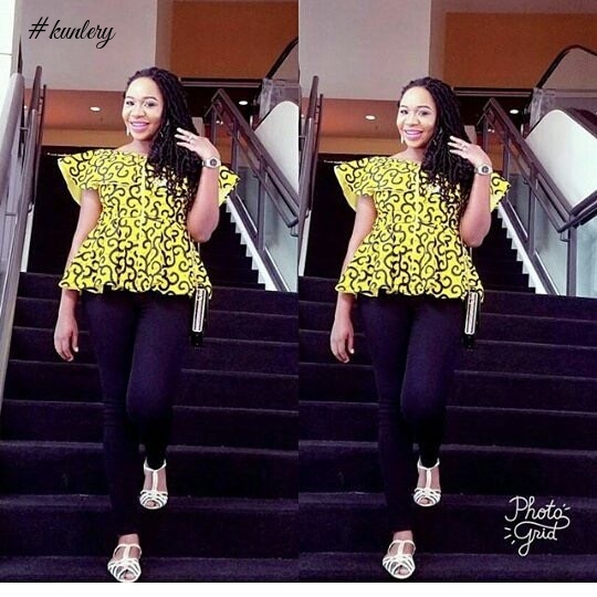 BEAUTIFUL, CHIC AND SIMPLE ANKARA STYLES