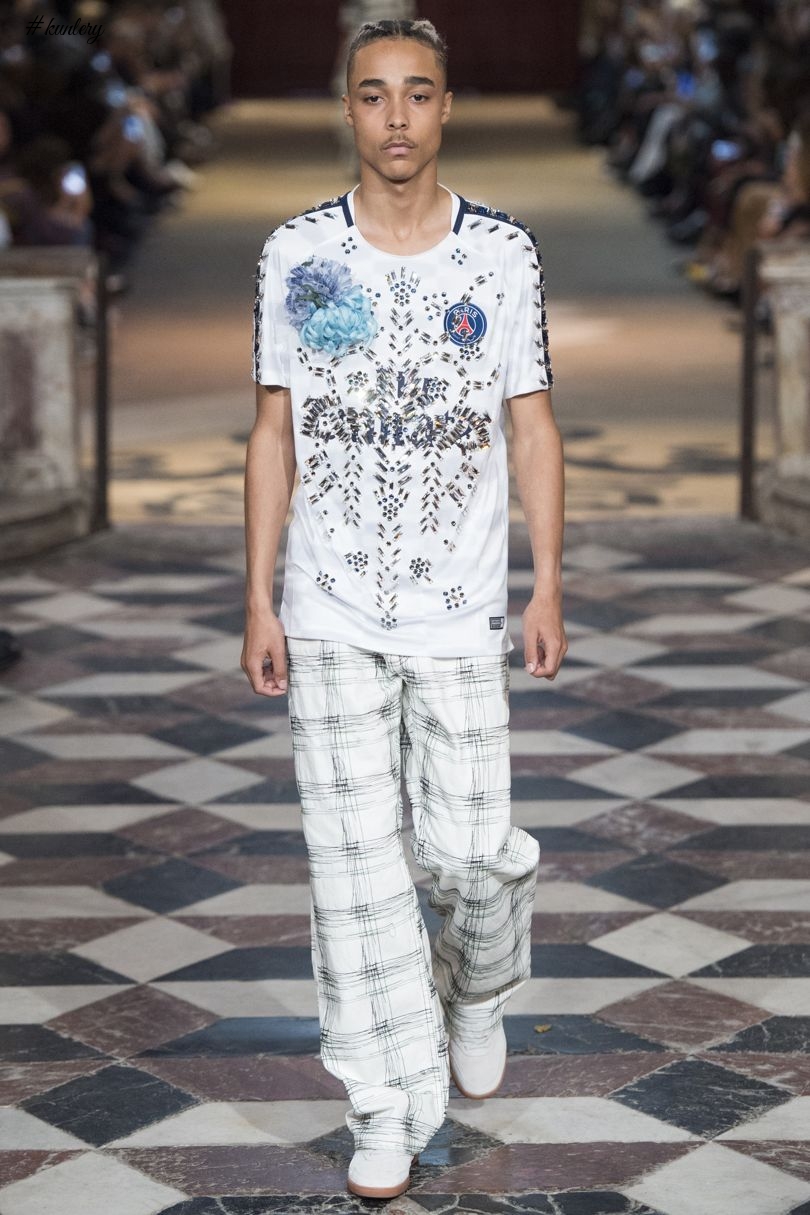Koché RTW SS18 Collection! Football Meets Fashion At Paris Fashion Week Spring 2018