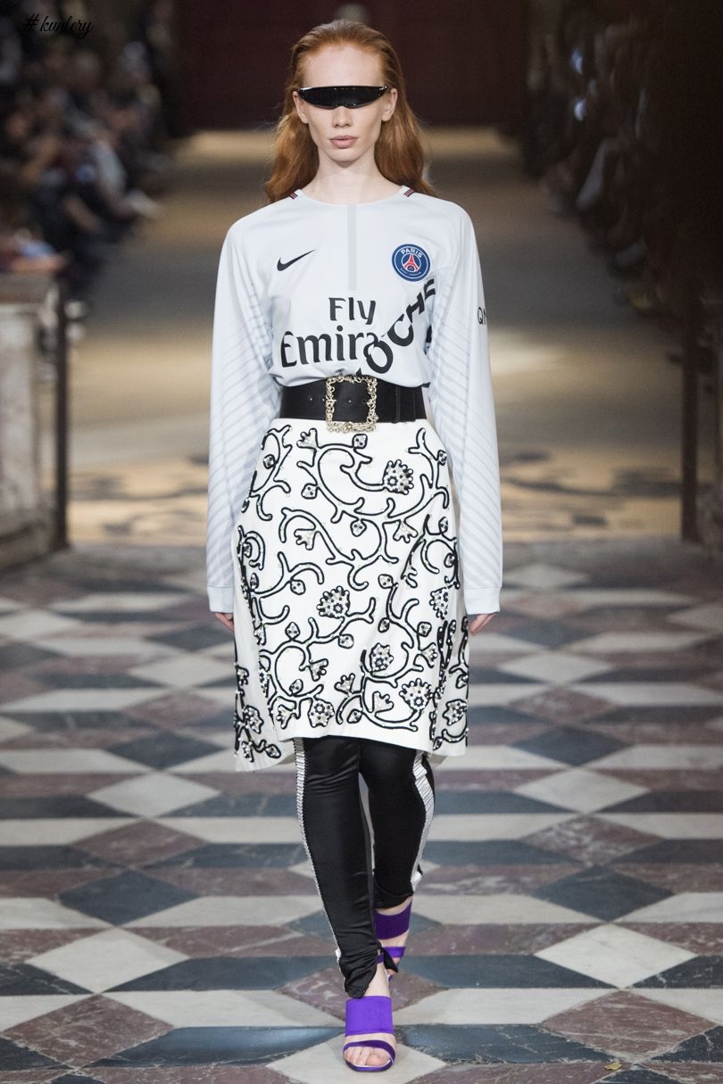 Koché RTW SS18 Collection! Football Meets Fashion At Paris Fashion Week Spring 2018