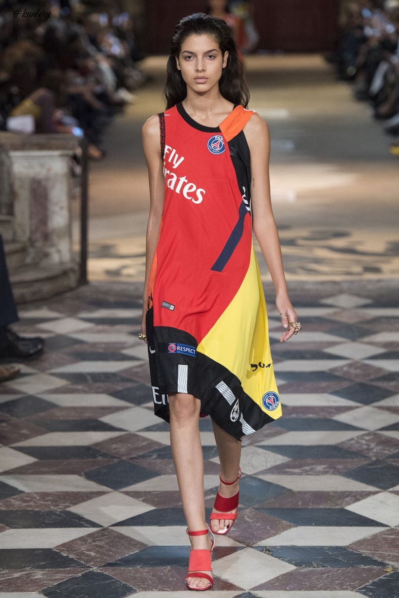 Koché RTW SS18 Collection! Football Meets Fashion At Paris Fashion Week Spring 2018