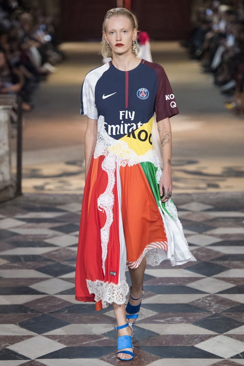 Koché RTW SS18 Collection! Football Meets Fashion At Paris Fashion Week Spring 2018