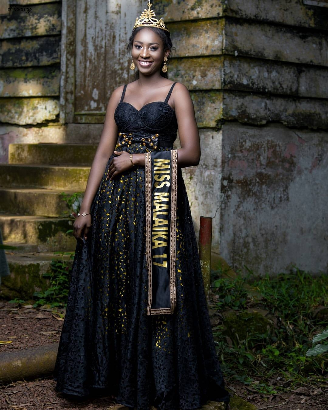 Miss Malaika Stuns In New Editorial In Elegant Sequined Dress As The Reigning Queen