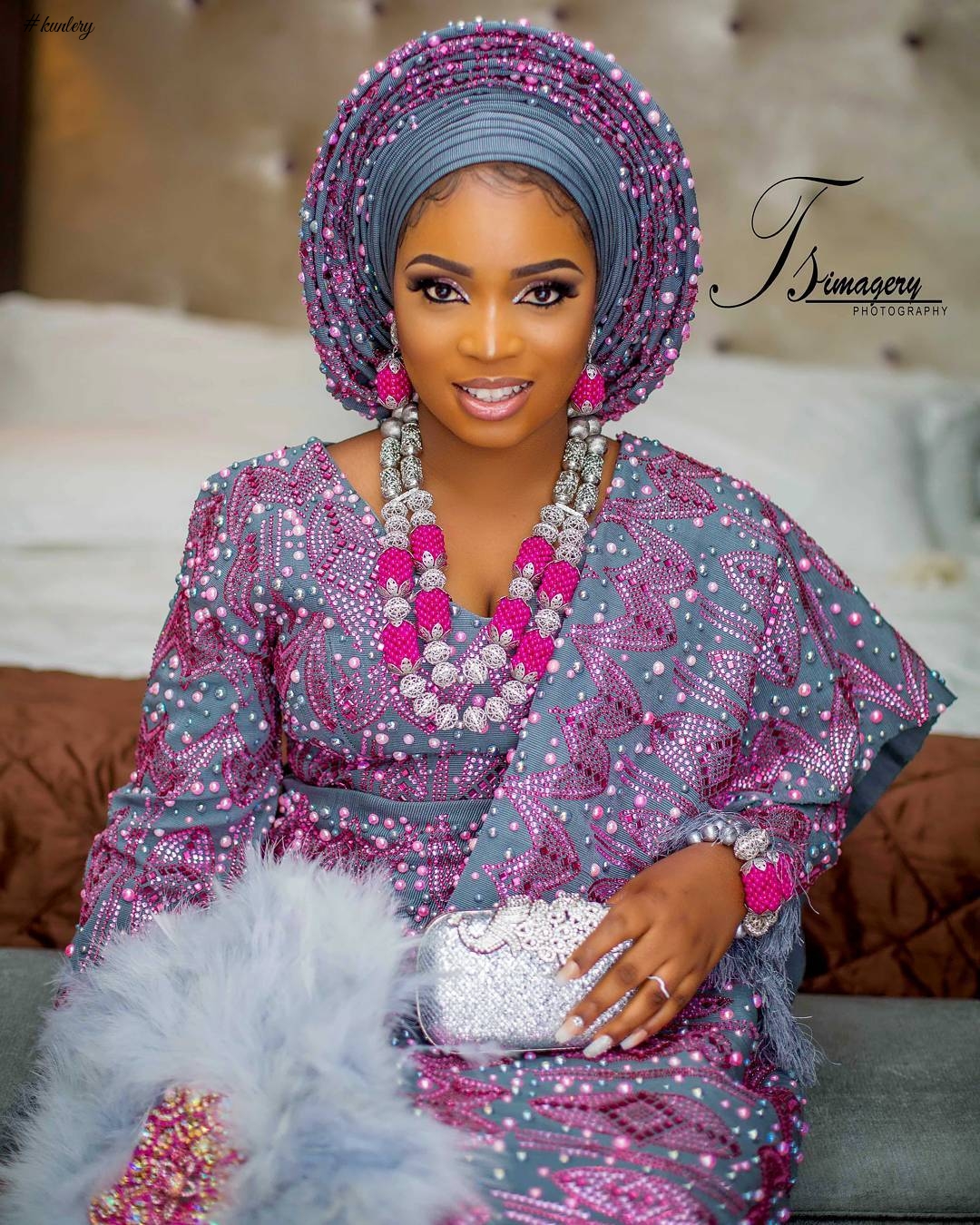 STUNNING AND SPARKLING, THE LATEST BRIDAL ASO OKE IN TOWN