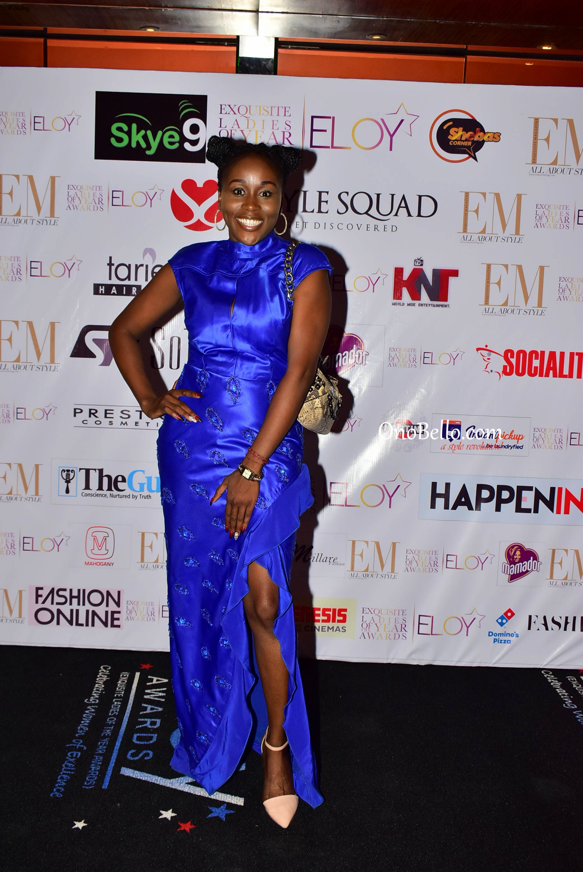 Red Carpet Glam! Osas Ighodaro Ajibade, Lanre DaSilva Ajayi, More Attend The 2017 ELOY Awards