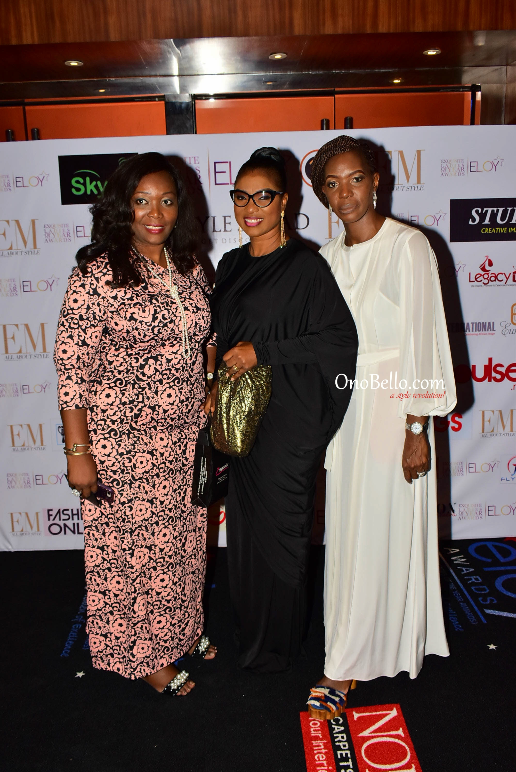 Red Carpet Glam! Osas Ighodaro Ajibade, Lanre DaSilva Ajayi, More Attend The 2017 ELOY Awards