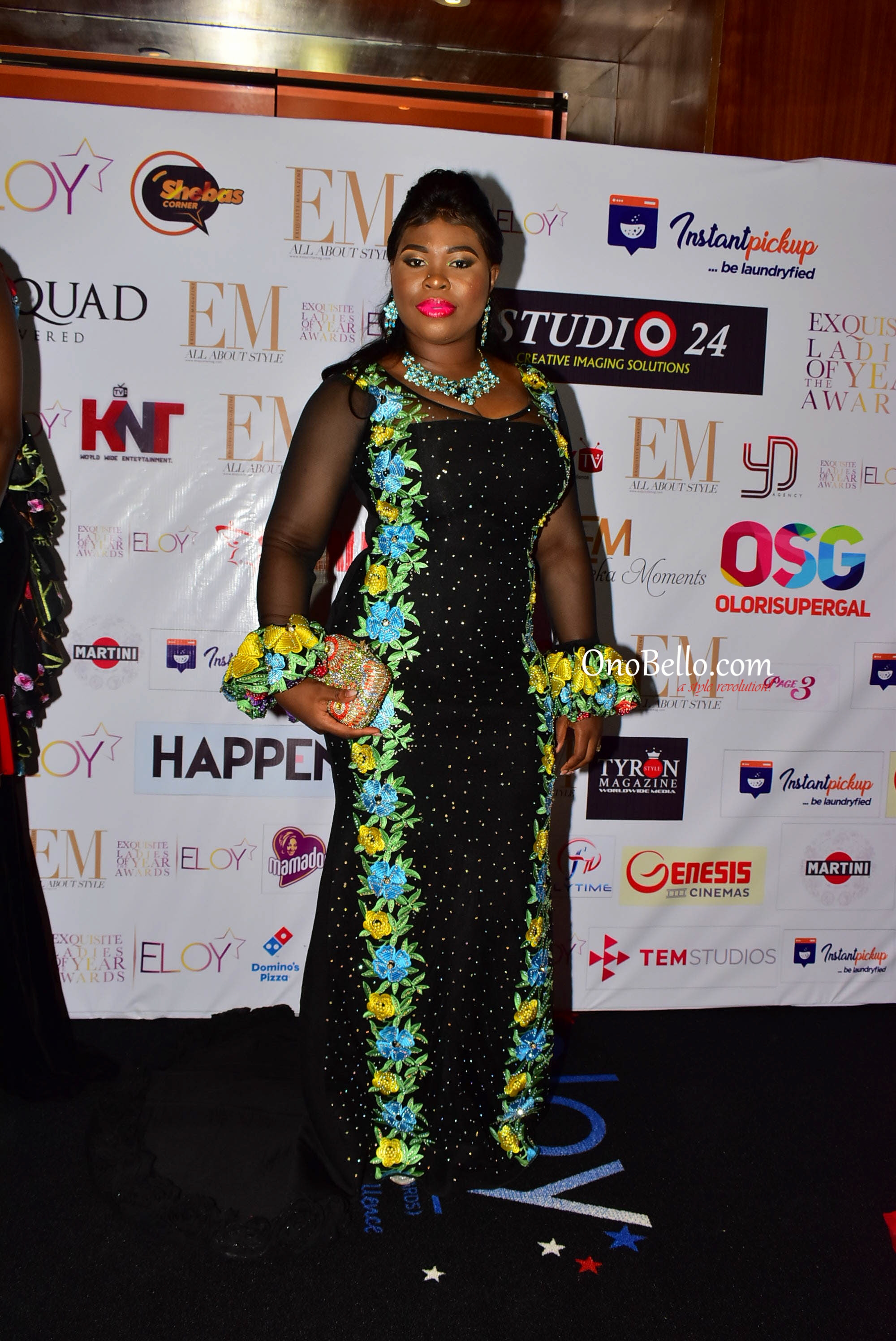 Red Carpet Glam! Osas Ighodaro Ajibade, Lanre DaSilva Ajayi, More Attend The 2017 ELOY Awards