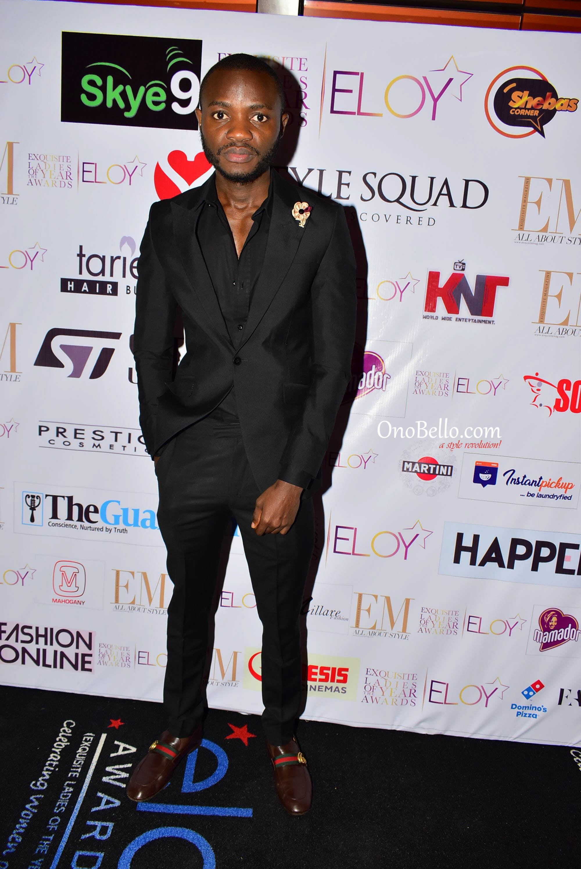 Red Carpet Glam! Osas Ighodaro Ajibade, Lanre DaSilva Ajayi, More Attend The 2017 ELOY Awards