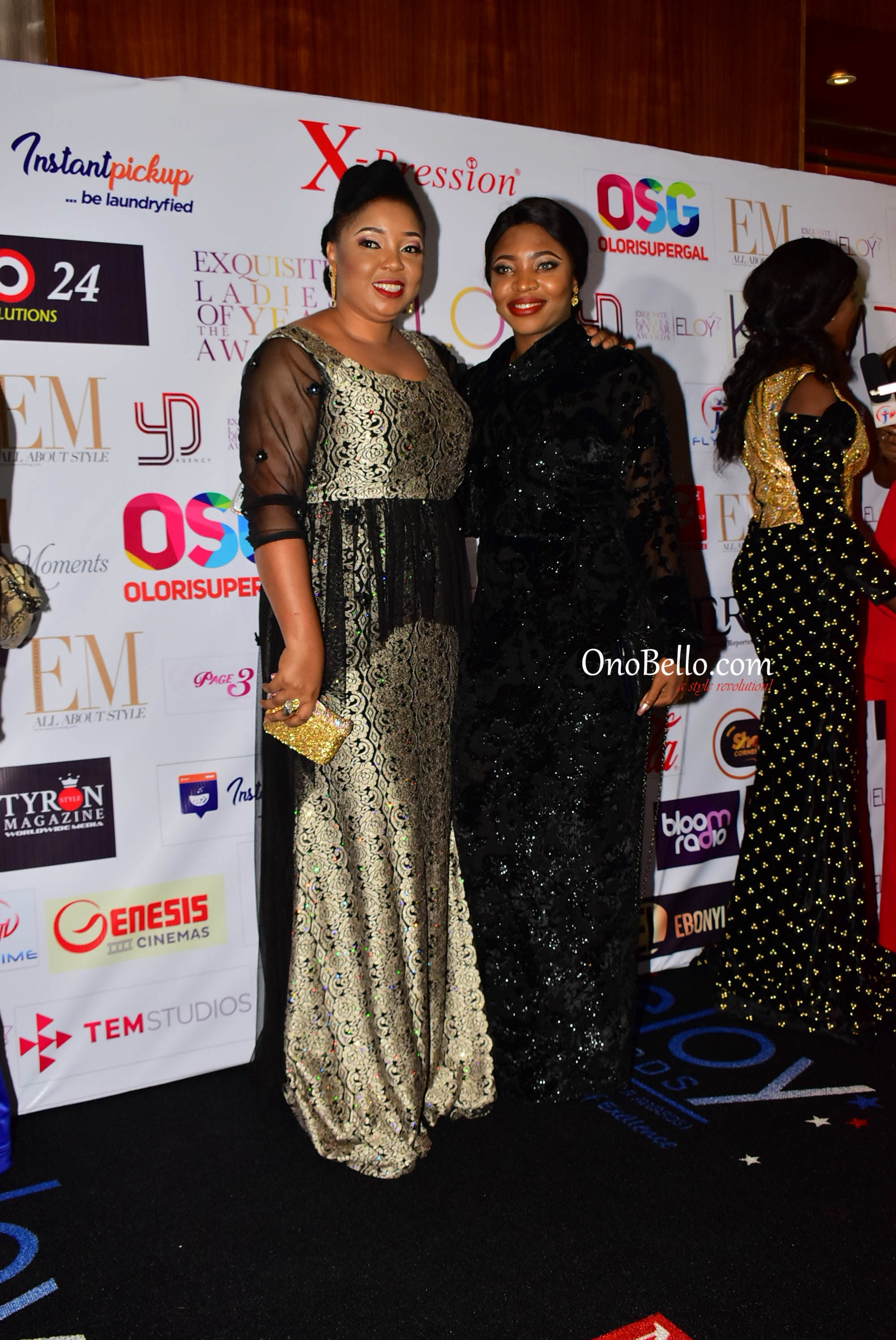 Red Carpet Glam! Osas Ighodaro Ajibade, Lanre DaSilva Ajayi, More Attend The 2017 ELOY Awards
