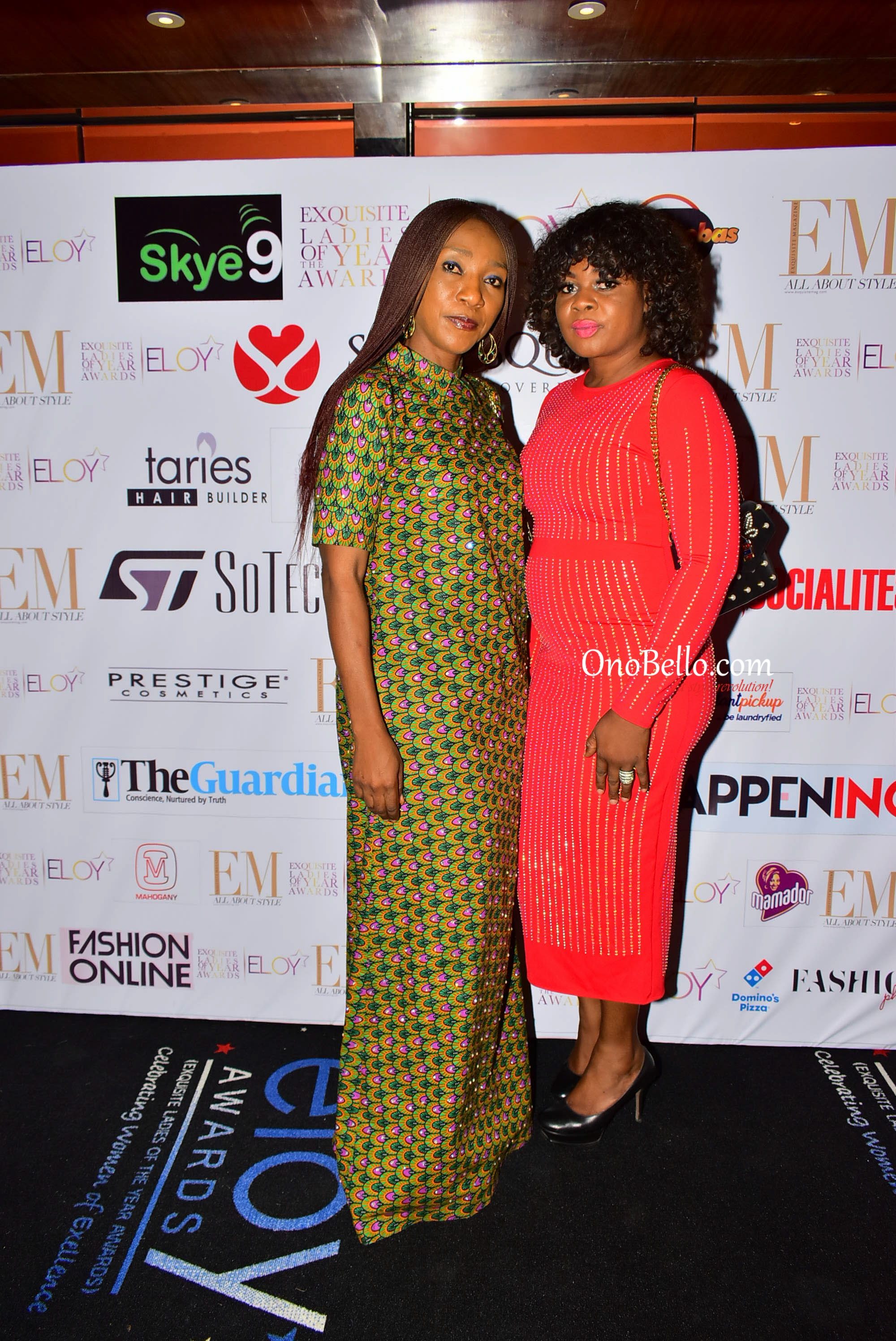 Red Carpet Glam! Osas Ighodaro Ajibade, Lanre DaSilva Ajayi, More Attend The 2017 ELOY Awards