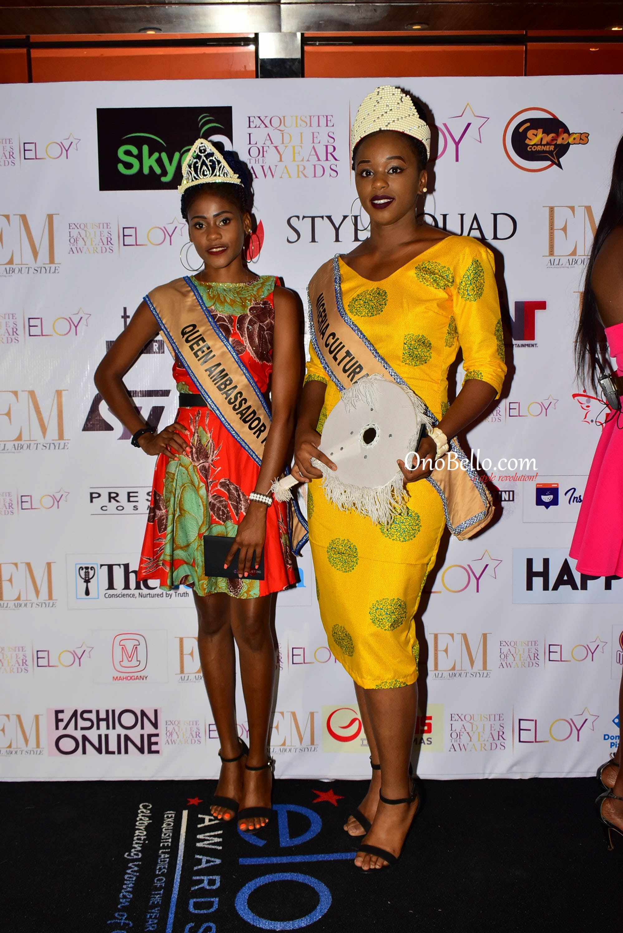 Red Carpet Glam! Osas Ighodaro Ajibade, Lanre DaSilva Ajayi, More Attend The 2017 ELOY Awards
