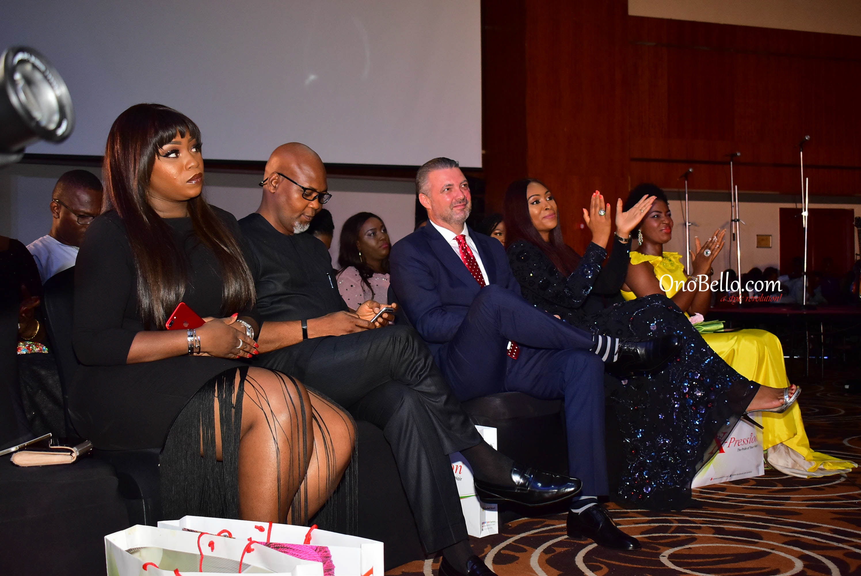 Red Carpet Glam! Osas Ighodaro Ajibade, Lanre DaSilva Ajayi, More Attend The 2017 ELOY Awards