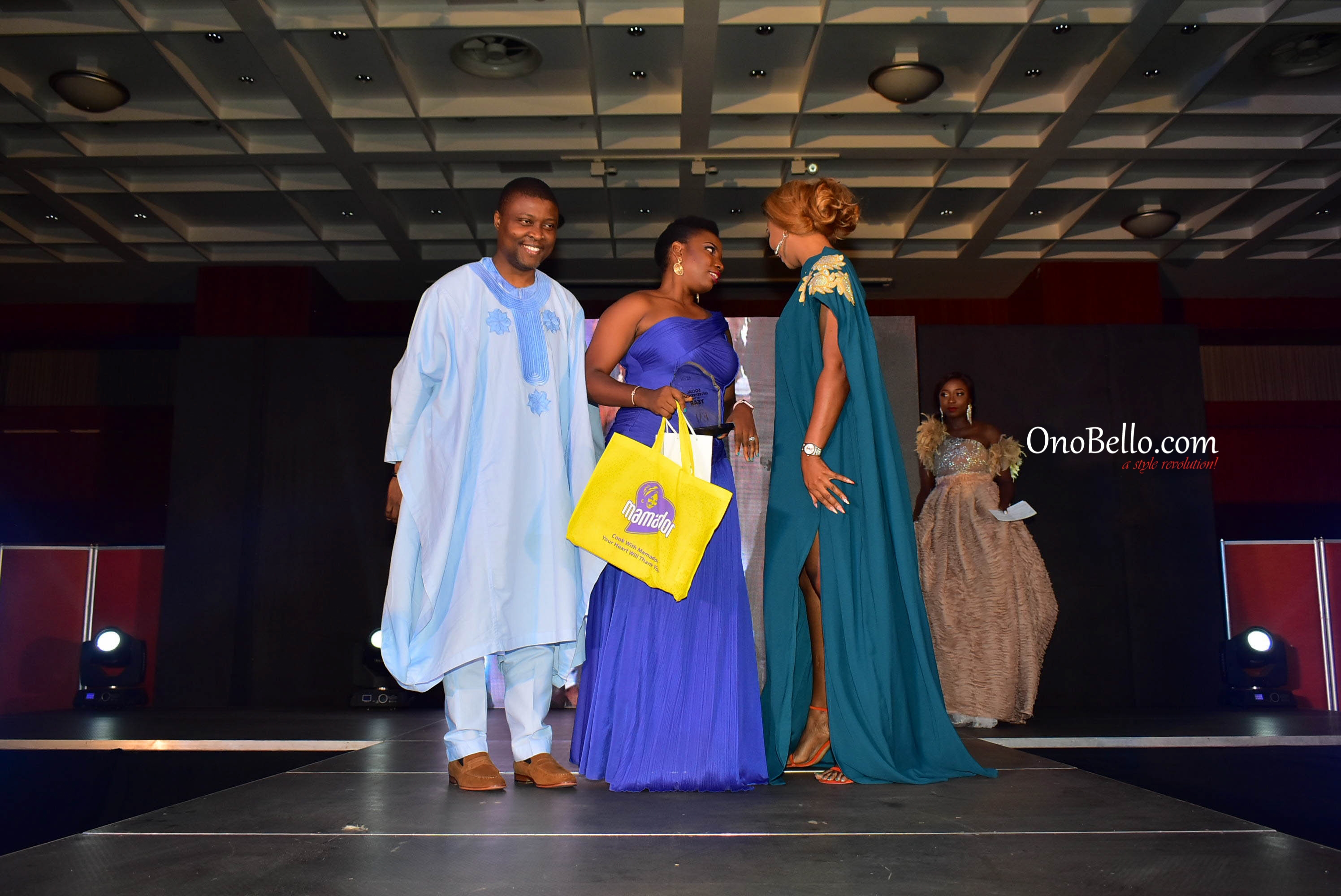 Red Carpet Glam! Osas Ighodaro Ajibade, Lanre DaSilva Ajayi, More Attend The 2017 ELOY Awards