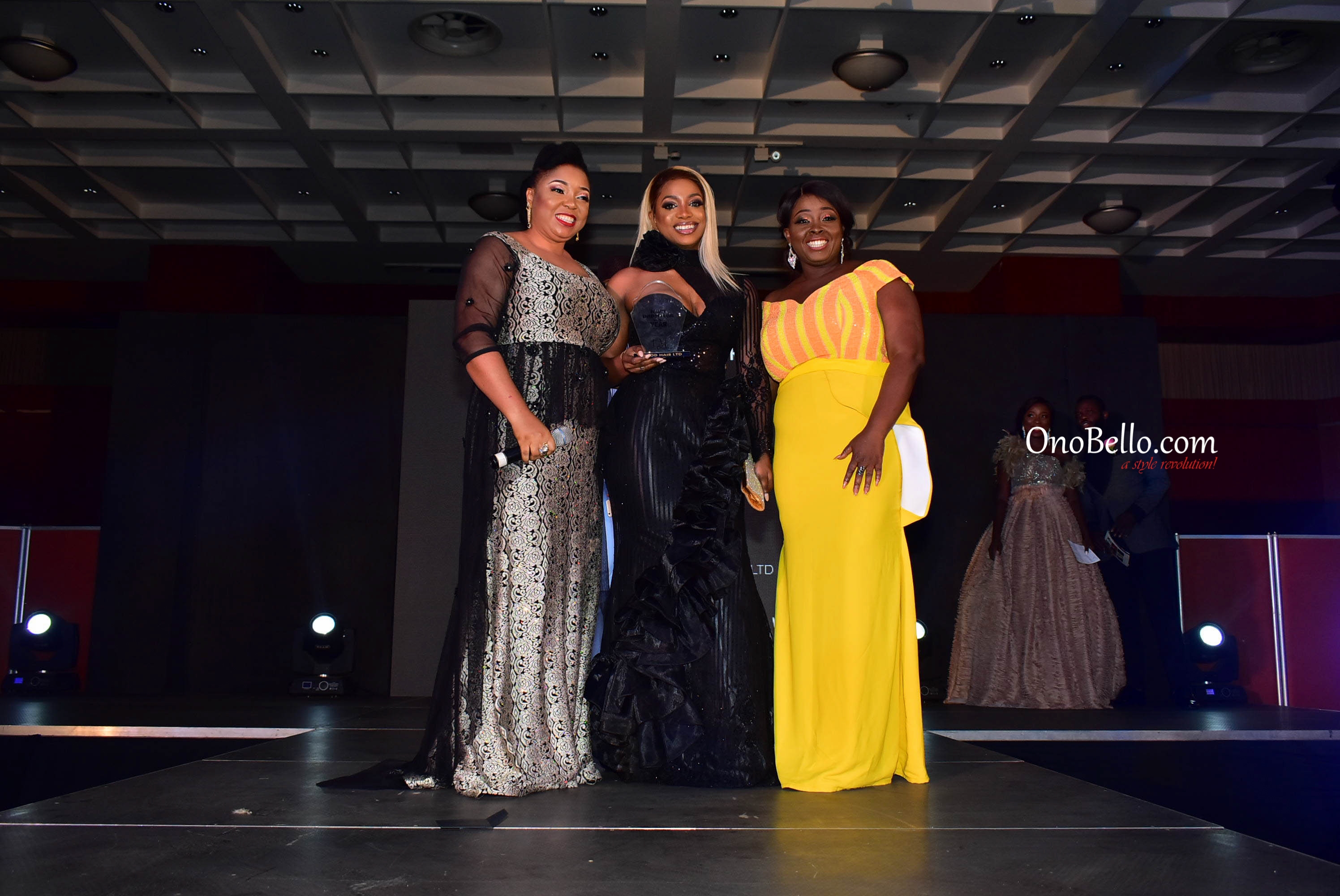 Red Carpet Glam! Osas Ighodaro Ajibade, Lanre DaSilva Ajayi, More Attend The 2017 ELOY Awards